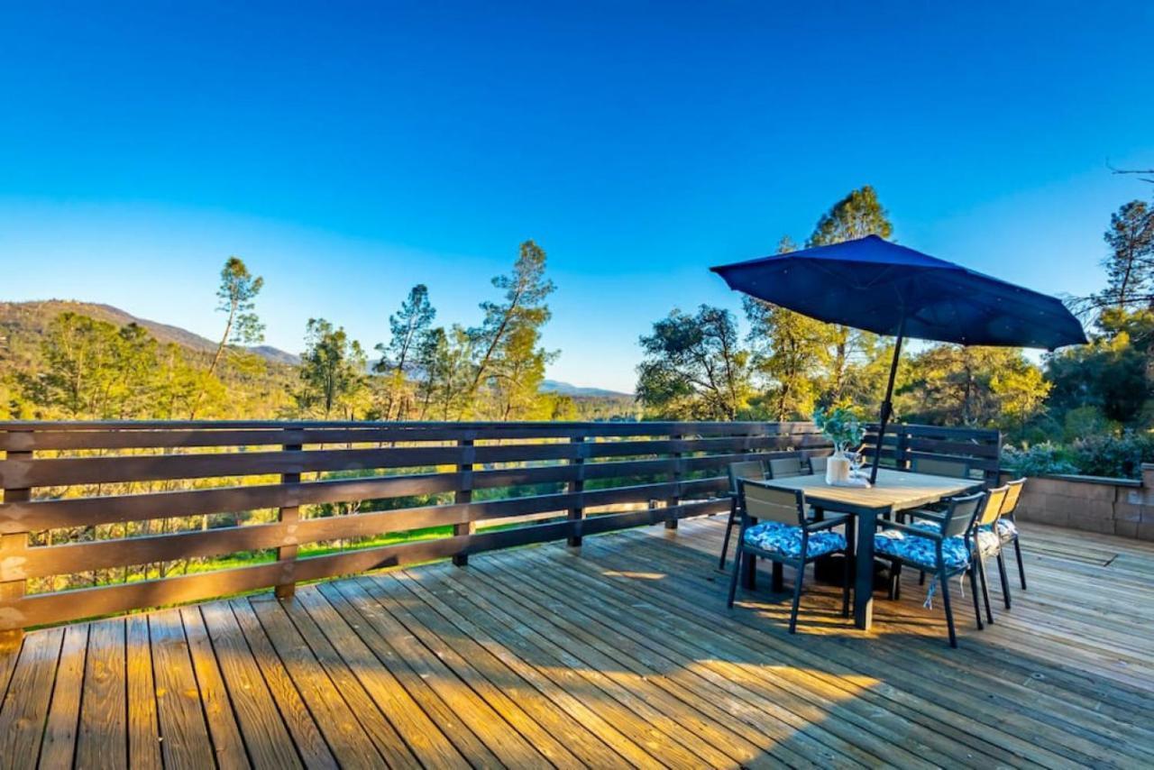 Sierra Vista Lookout Lodge With Creek, Waterfall And Waterholes, Minutes From Bass Lake And Yosemite South Gate North Fork Exterior foto