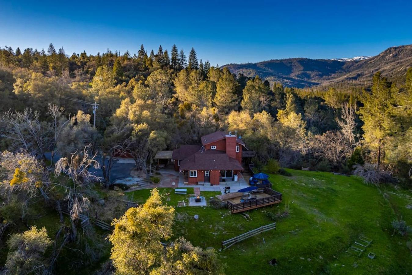 Sierra Vista Lookout Lodge With Creek, Waterfall And Waterholes, Minutes From Bass Lake And Yosemite South Gate North Fork Exterior foto