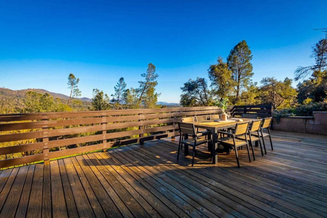 Sierra Vista Lookout Lodge With Creek, Waterfall And Waterholes, Minutes From Bass Lake And Yosemite South Gate North Fork Exterior foto